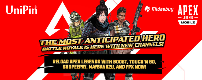 [NEW] Recharge Apex Legends with UniPin Channels Now! [MY]